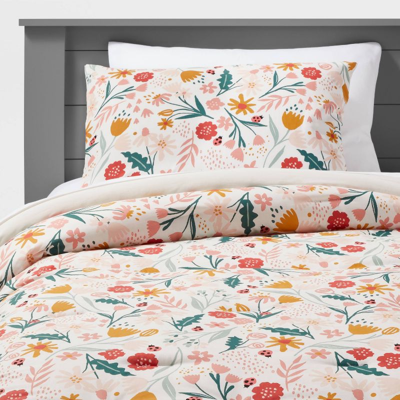 Garden Floral Kids' Comforter Set - Pillowfort™